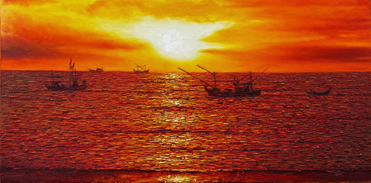 Sunset in Thailand